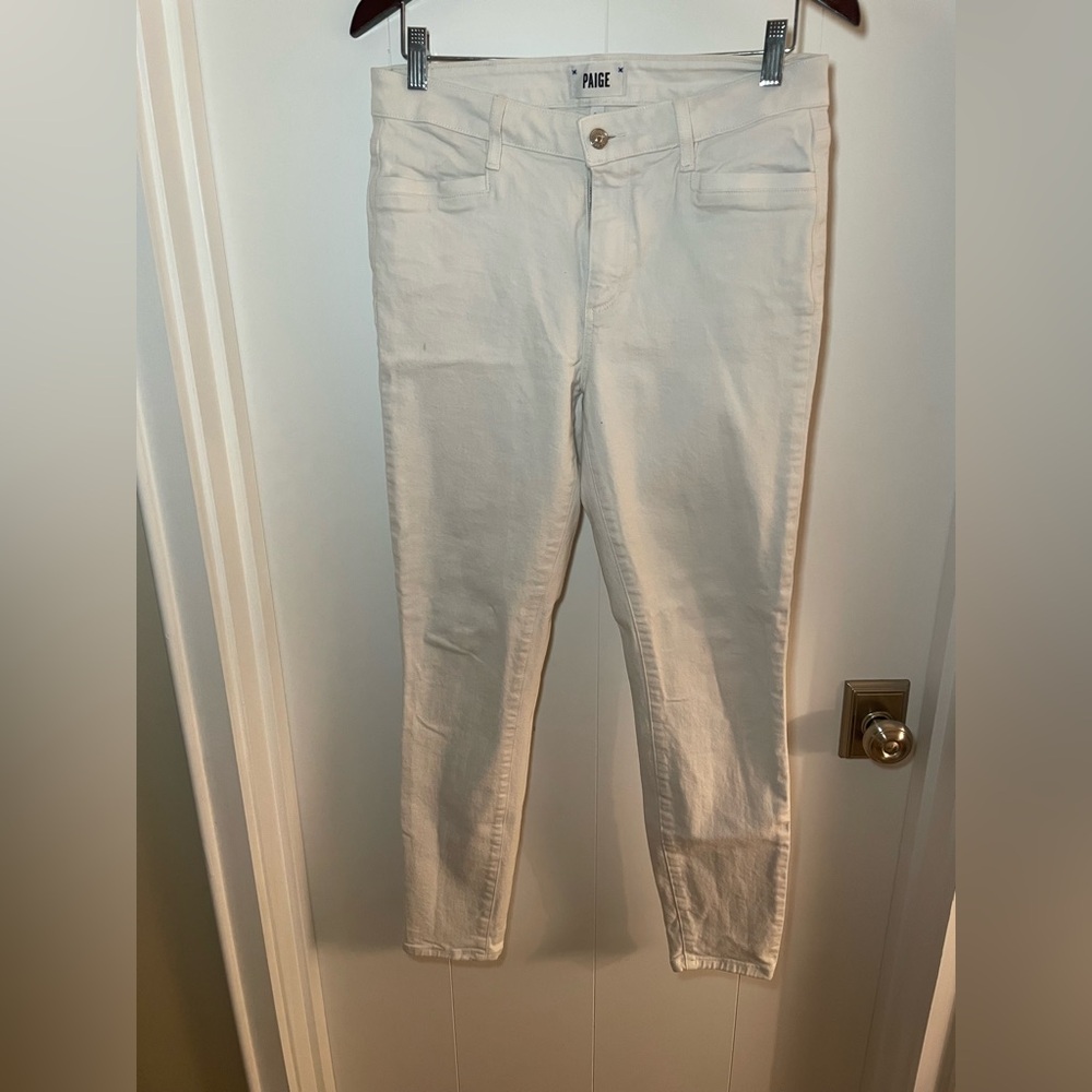 PAIGE White Skinny Jeans Essential Style